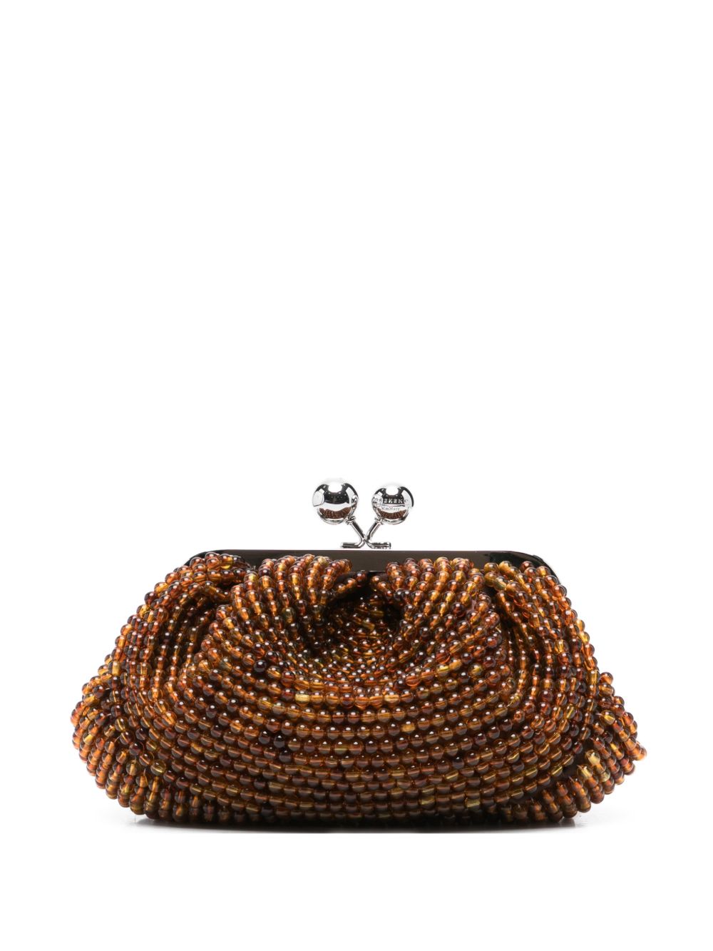 Borsa clutch eschimo in marrone Max Mara Weekend - donna 