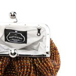 Borsa clutch eschimo in marrone Max Mara Weekend - donna 