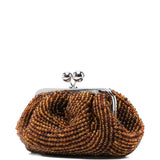 Borsa clutch eschimo in marrone Max Mara Weekend - donna 
