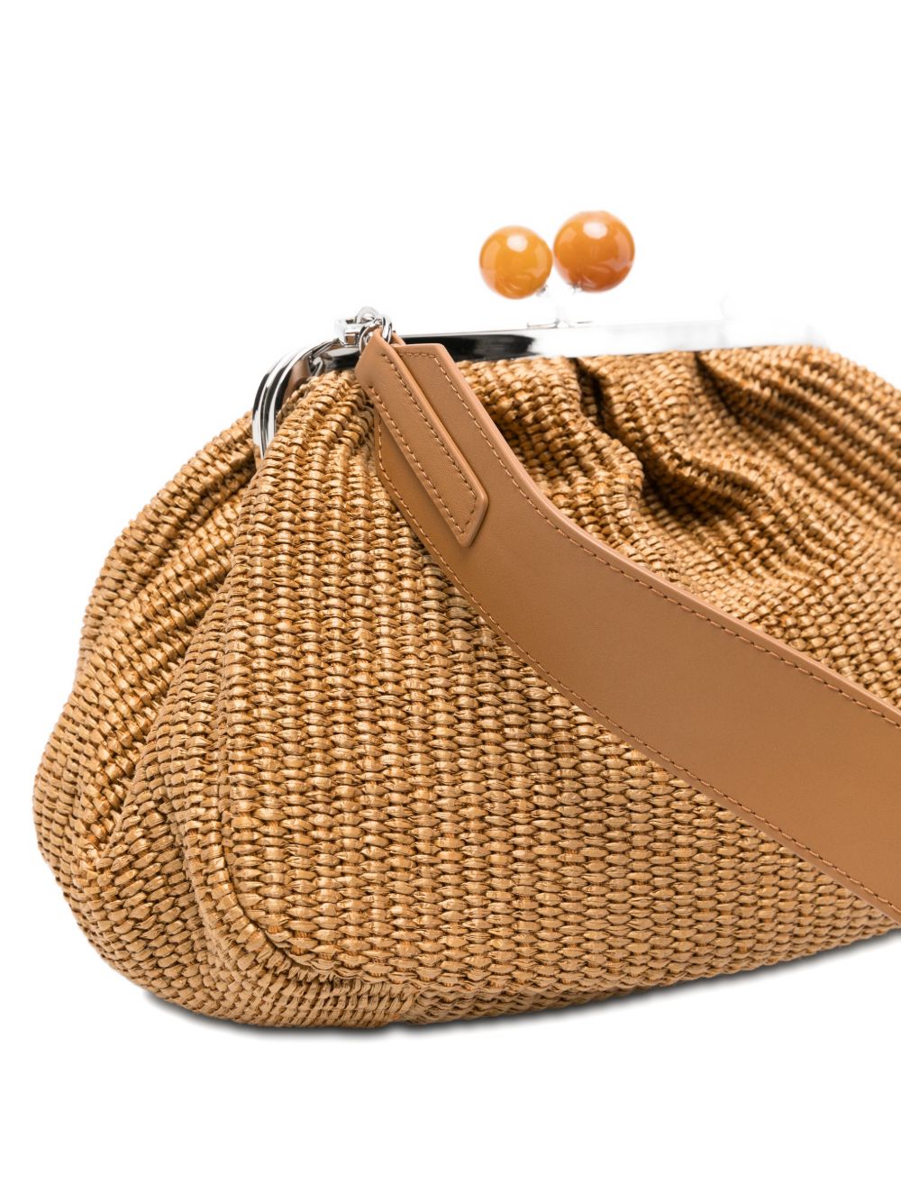 Clutch pasticcino fortuna in marrone Max Mara Weekend - donna 