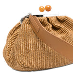 Clutch pasticcino fortuna in marrone Max Mara Weekend - donna 