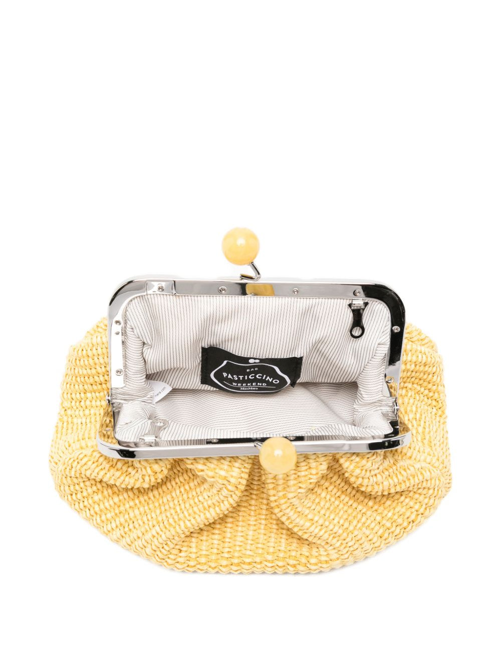 Borsa clutch palma in giallo Maxmara - donna 