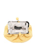 Maxmara yellow palm clutch bag - women's