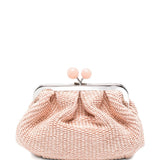 Borsa clutch palma in rosa Maxmara - donna 