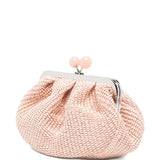 Borsa clutch palma in rosa Maxmara - donna 