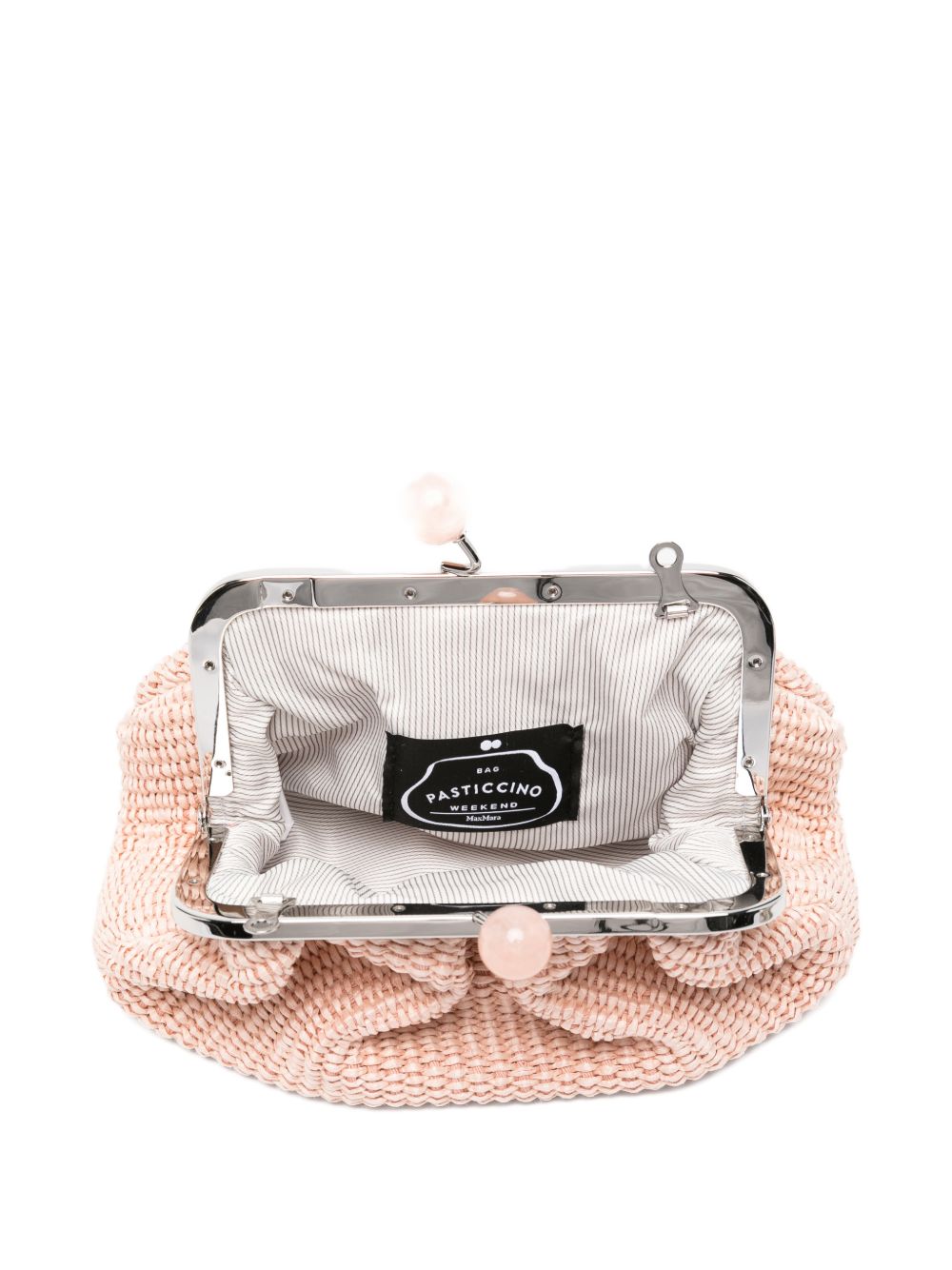 Borsa clutch palma in rosa Maxmara - donna 