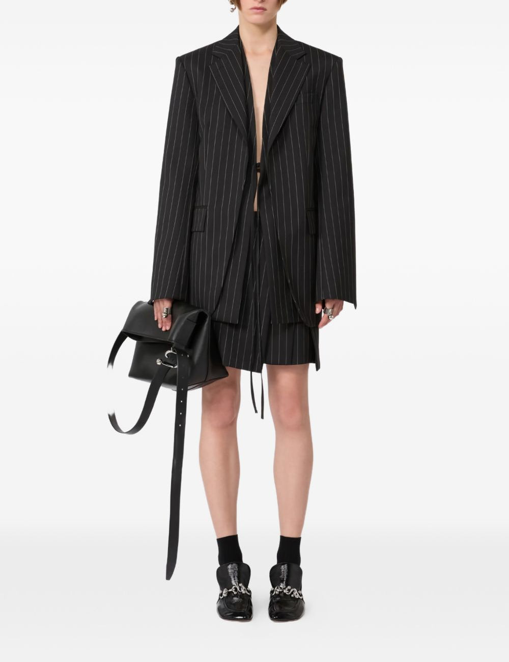 Giacca a righe divina in nero Maxmara sportmax - donna 