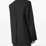 Giacca a righe divina in nero Maxmara sportmax - donna 