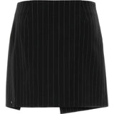 Minigonna a righe fatti in nero Maxmara sportmax - donna 