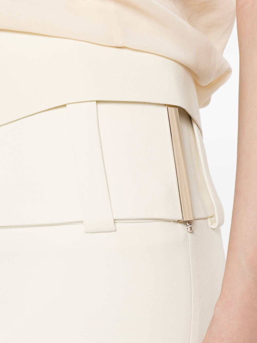Gonna midi Fronda in bianco Max Mara Sportmax- donna 