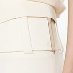 Gonna midi Fronda in bianco Max Mara Sportmax- donna 