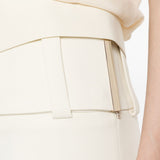 Gonna midi Fronda in bianco Max Mara Sportmax- donna 