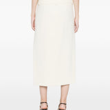 Gonna midi Fronda in bianco Max Mara Sportmax- donna 