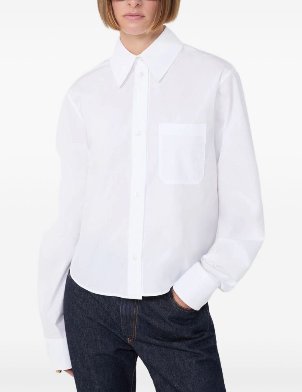Camicia Ceppo in popeline di misto cotone in bainco Maxmara sportmax - donna 