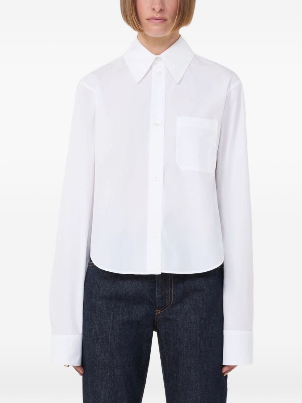 Camicia Ceppo in popeline di misto cotone in bainco Maxmara sportmax - donna 