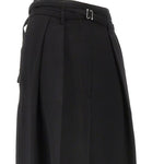 Pantaloni a vita alta con pieghe in nero Maxmara sportmax - donna 