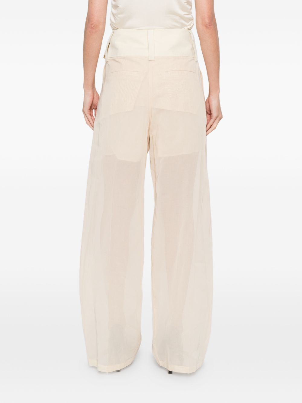 Pantaloni ferito in avorio Max Mara Sportmax- donna 