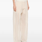 Pantaloni ferito in avorio Max Mara Sportmax- donna 