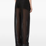 Pantaloni ferito in nero Max Mara Sportmax- donna 