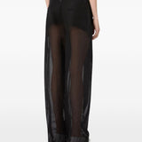 Pantaloni ferito in nero Max Mara Sportmax- donna 