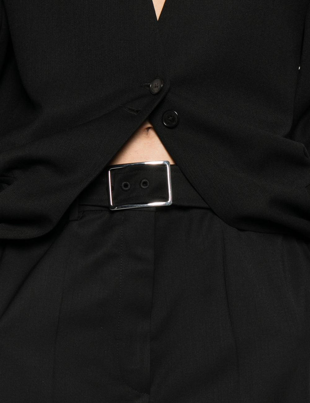 Pantaloni con cintura abituro in nero Maxmara sportmax - donna 