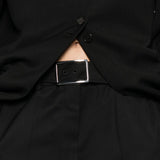 Pantaloni con cintura abituro in nero Maxmara sportmax - donna 