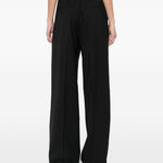 Pantaloni con cintura abituro in nero Maxmara sportmax - donna 