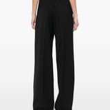 Pantaloni con cintura abituro in nero Maxmara sportmax - donna 