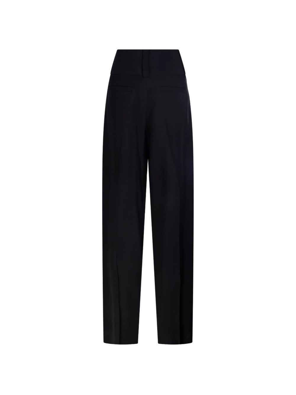 Pantaloni favetta in nero Max Mara Sportmax- donna 