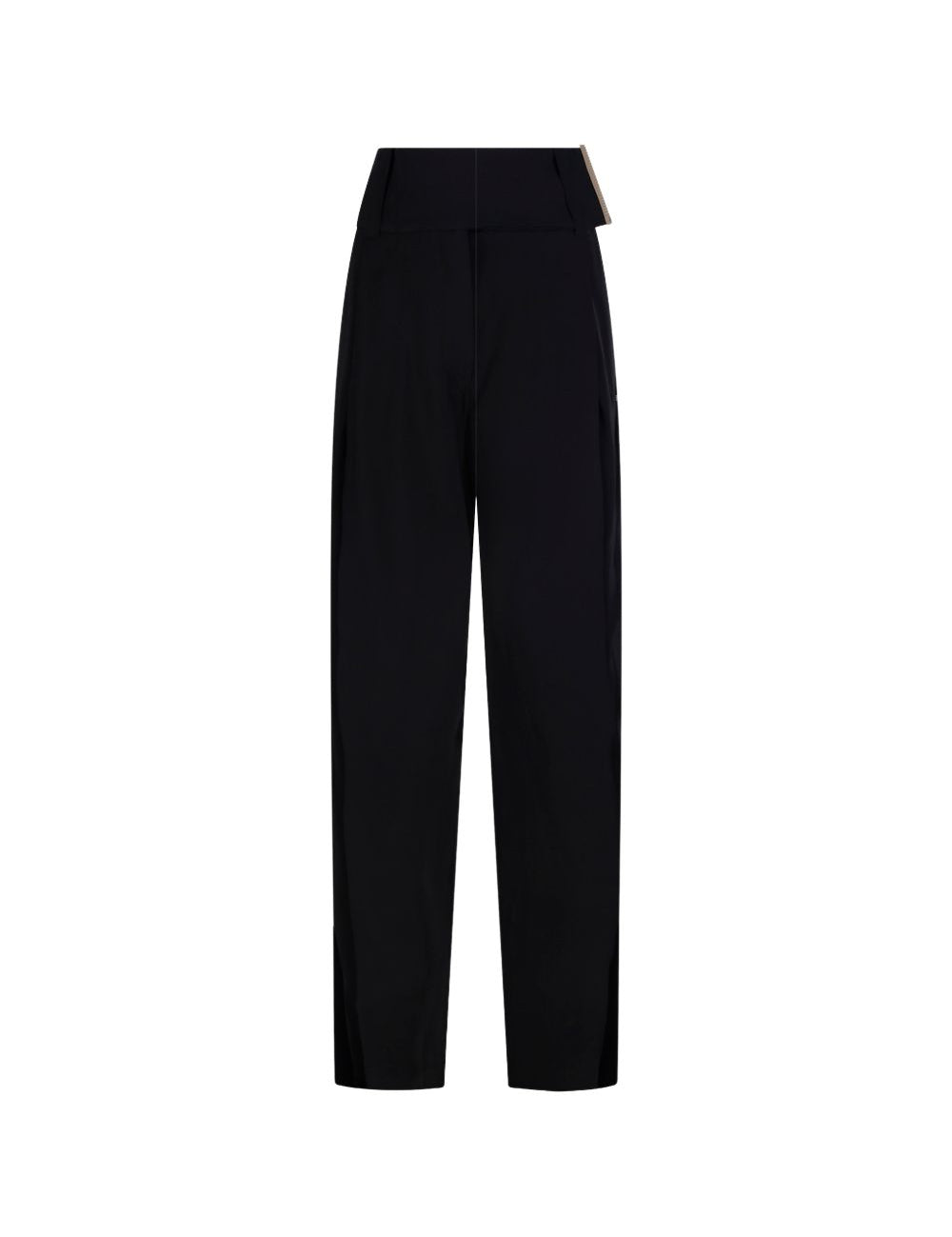 Pantaloni favetta in nero Max Mara Sportmax- donna 