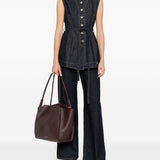 Gilet denim dominio in blu Maxmara sportmax - donna 