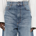 Jeans a gambaampia angri in blu Maxmara sportmax - donna 