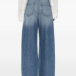 Jeans a gambaampia angri in blu Maxmara sportmax - donna 