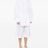 Camicia plissettata nespola in bianco Maxmara sportmax - donna 