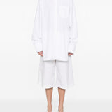Camicia plissettata nespola in bianco Maxmara sportmax - donna 