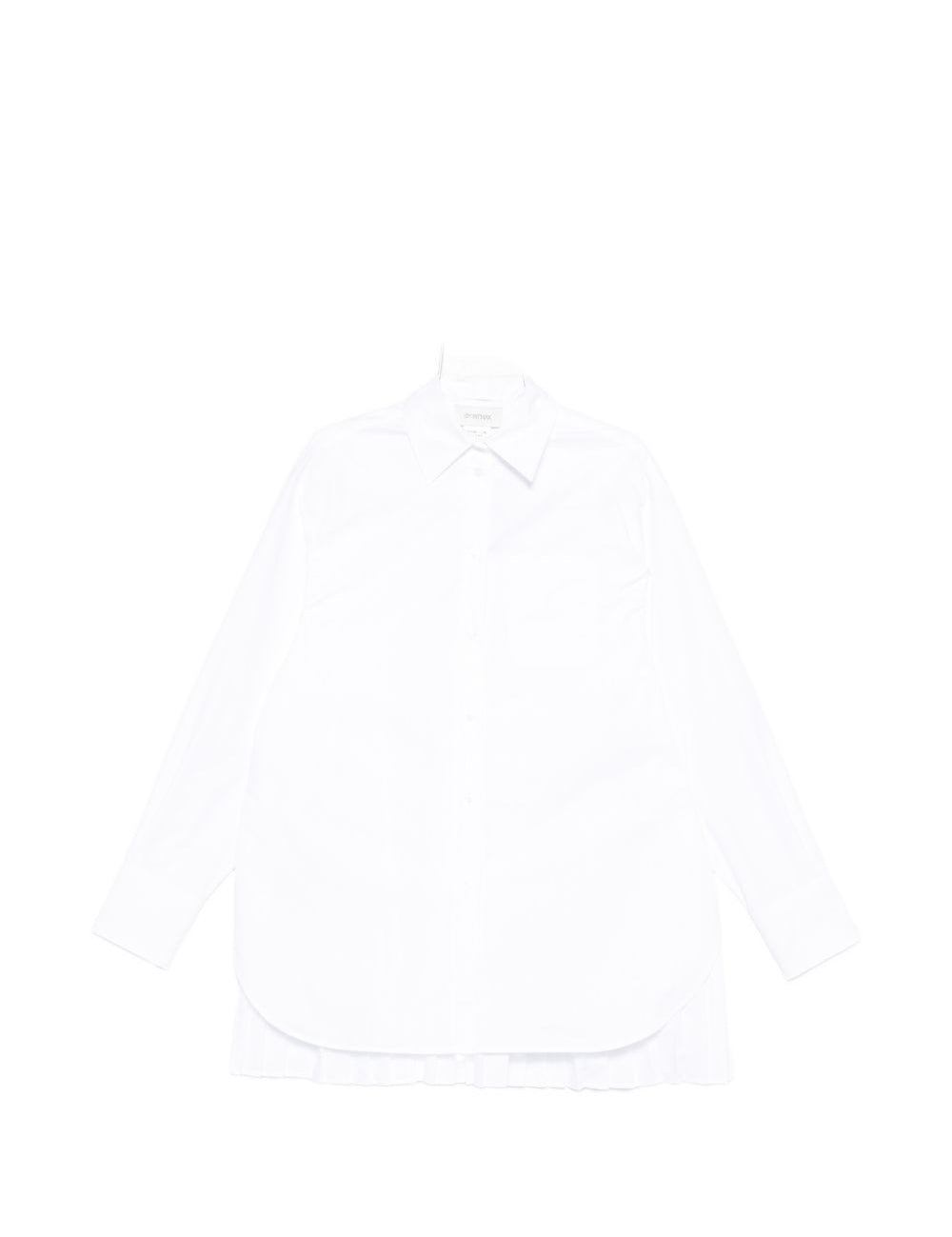 Camicia plissettata nespola in bianco Maxmara sportmax - donna 