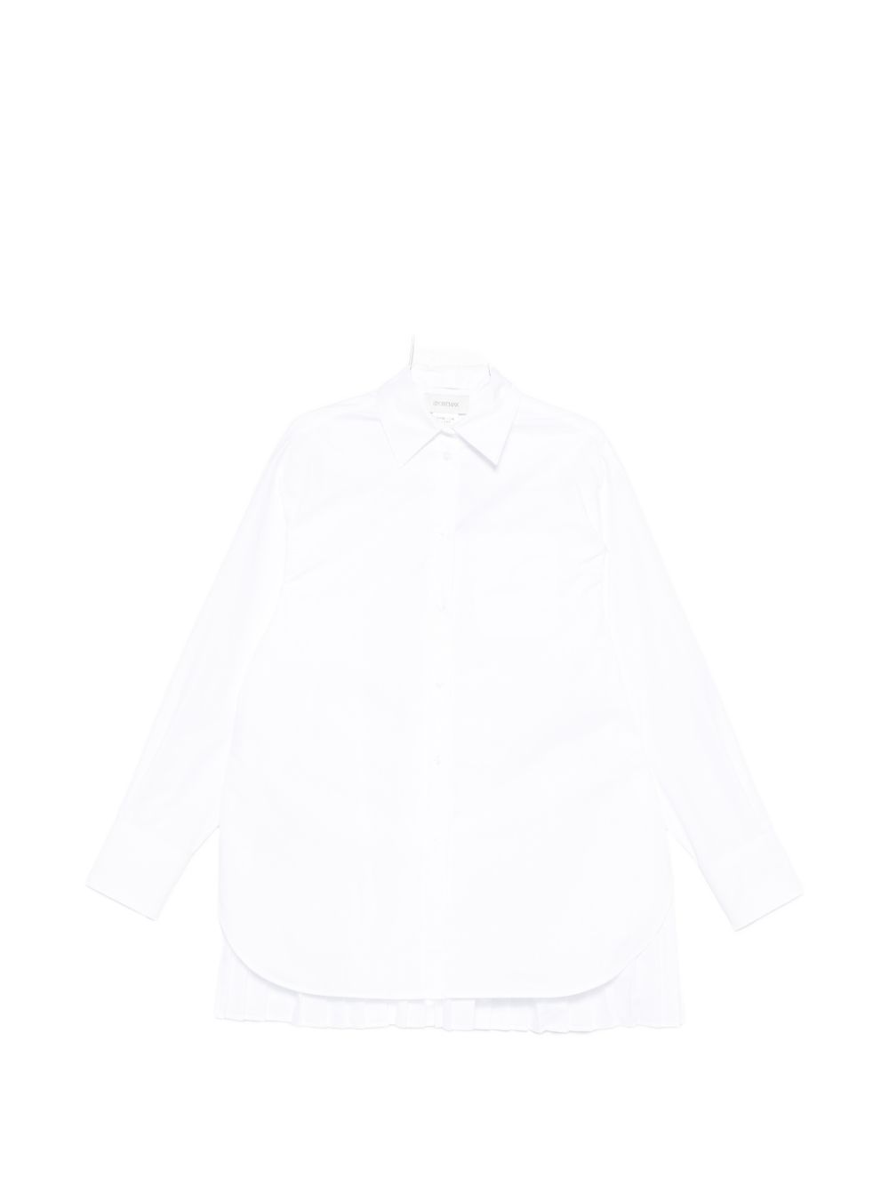Camicia plissettata nespola in bianco Maxmara sportmax - donna 
