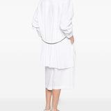 Camicia plissettata nespola in bianco Maxmara sportmax - donna 