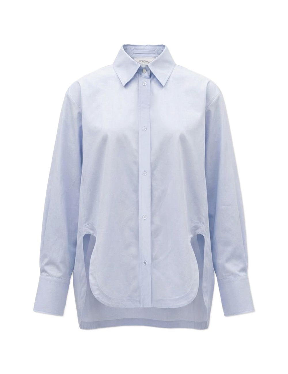 Camicia a manich lunghe  ovest in celeste Maxmara sportmax - donna 
