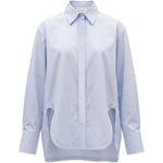 Camicia a manich lunghe  ovest in celeste Maxmara sportmax - donna 
