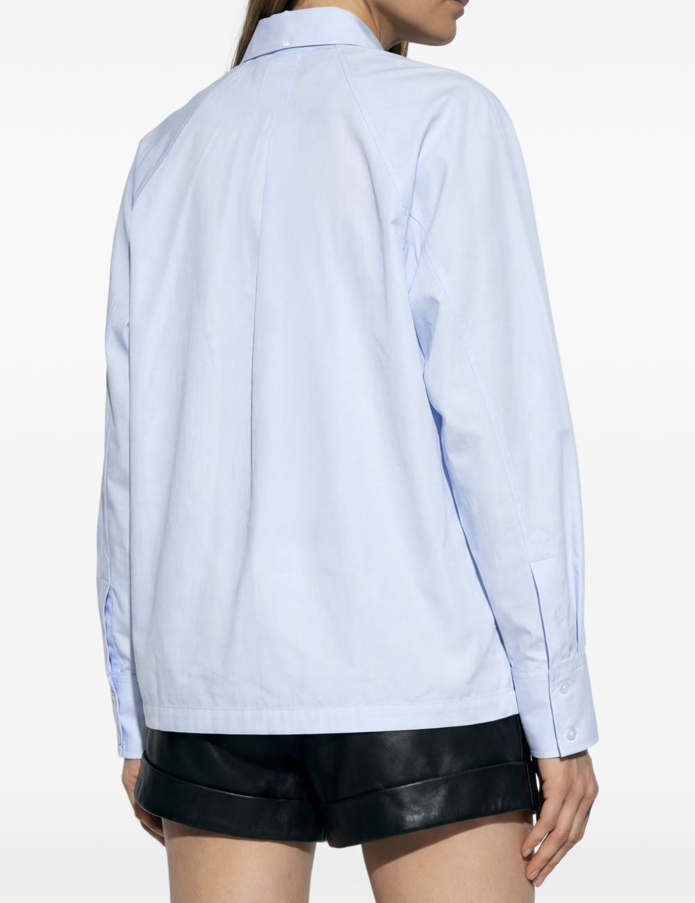 Camicia a manich lunghe  ovest in celeste Maxmara sportmax - donna 