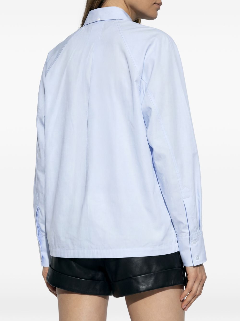 Camicia a manich lunghe  ovest in celeste Maxmara sportmax - donna 