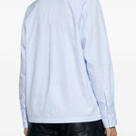 Camicia a manich lunghe  ovest in celeste Maxmara sportmax - donna 