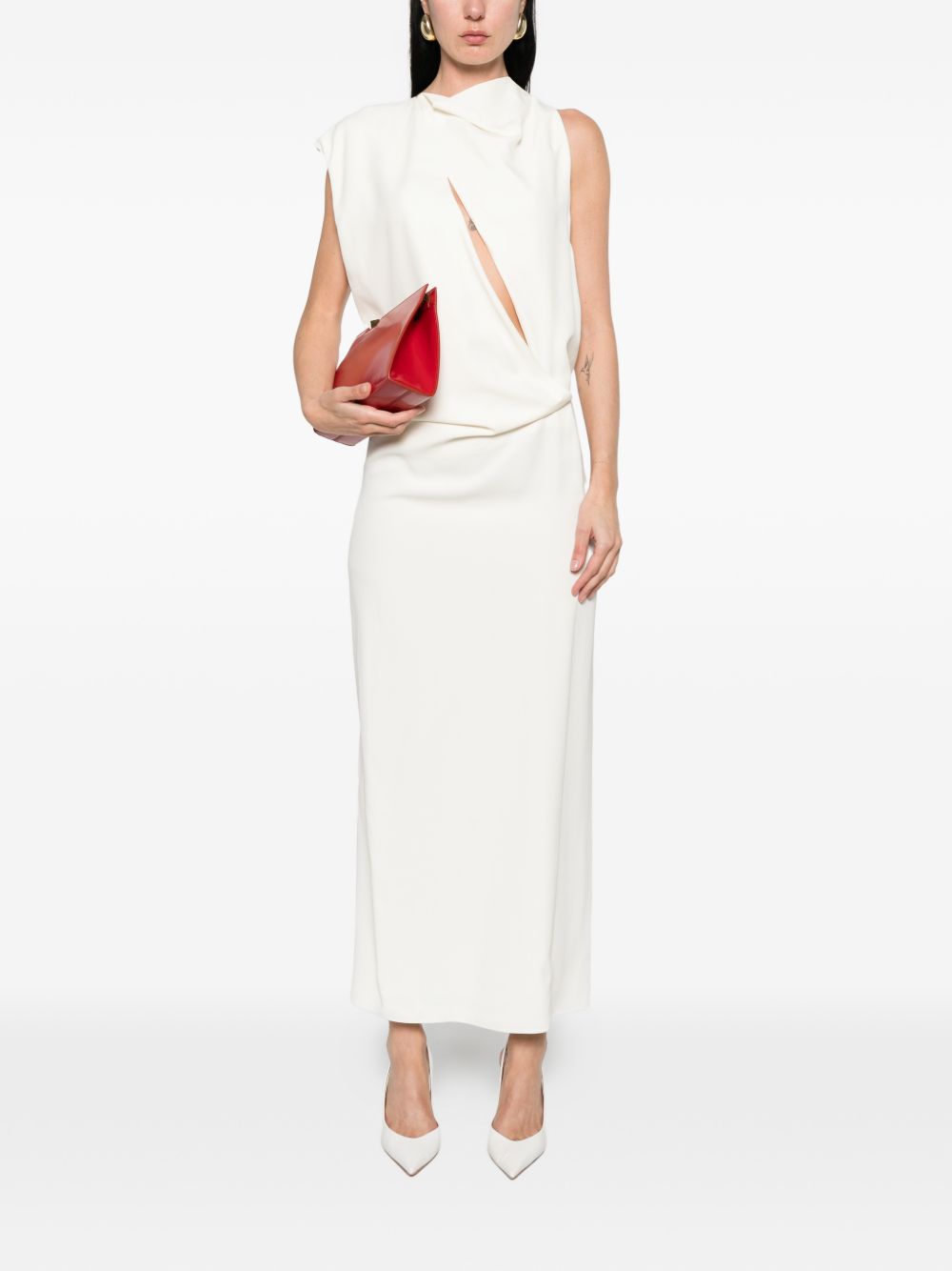 Abito midi in bianco Max Mara - donna 