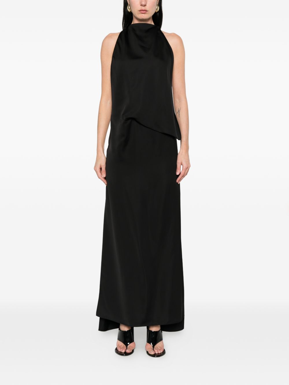 Abito dolmen in nero Max Mara Sportmax- donna 