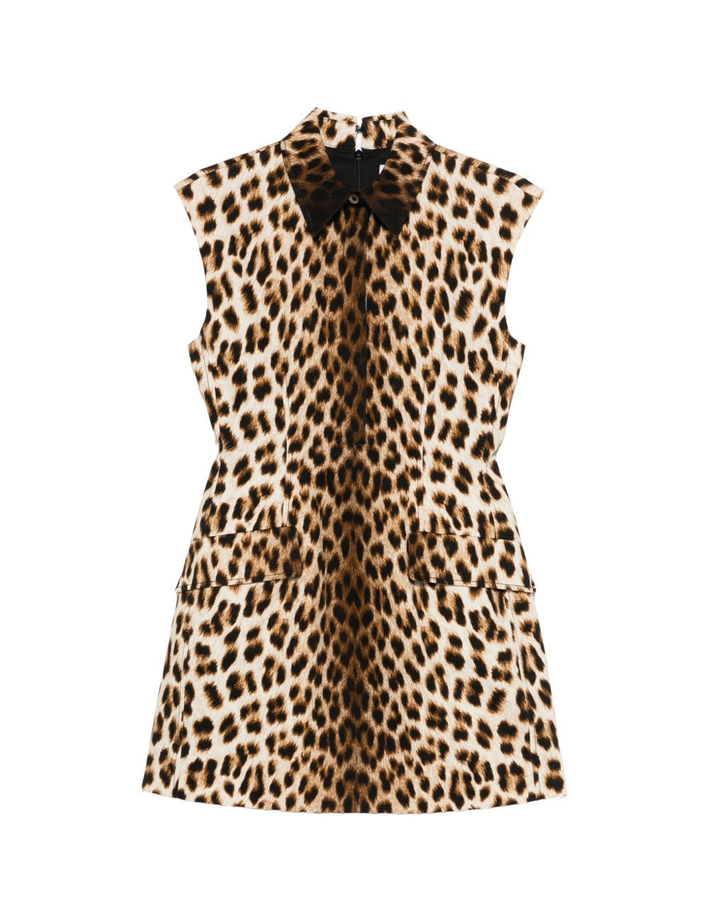 Abito con stampa leopardata lonza in marrone Maxmara sportmax - donna 