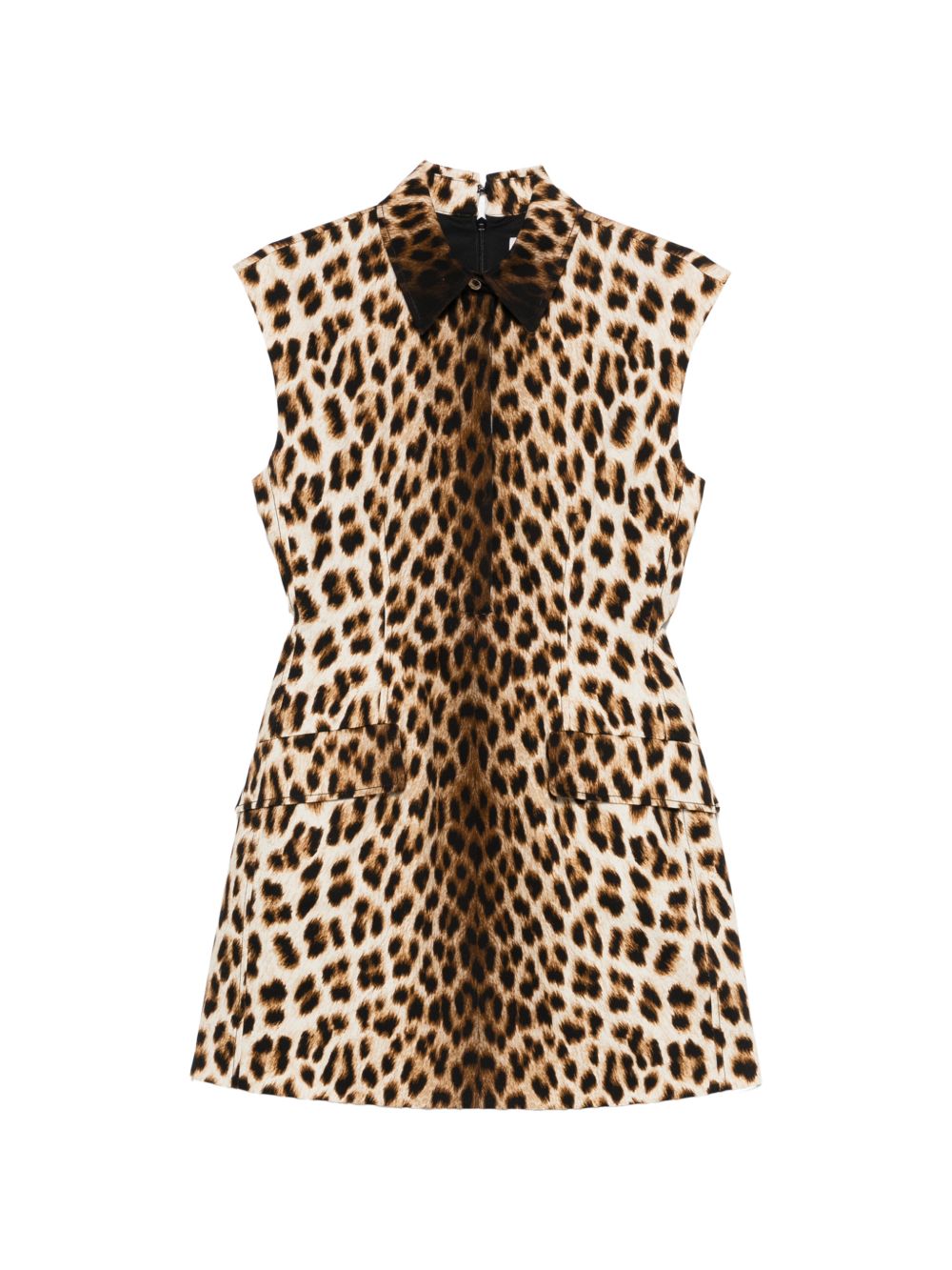 Abito con stampa leopardata lonza in marrone Maxmara sportmax - donna 