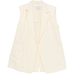 Gilet oversize in avorio Maxmara sportmax - donna 
