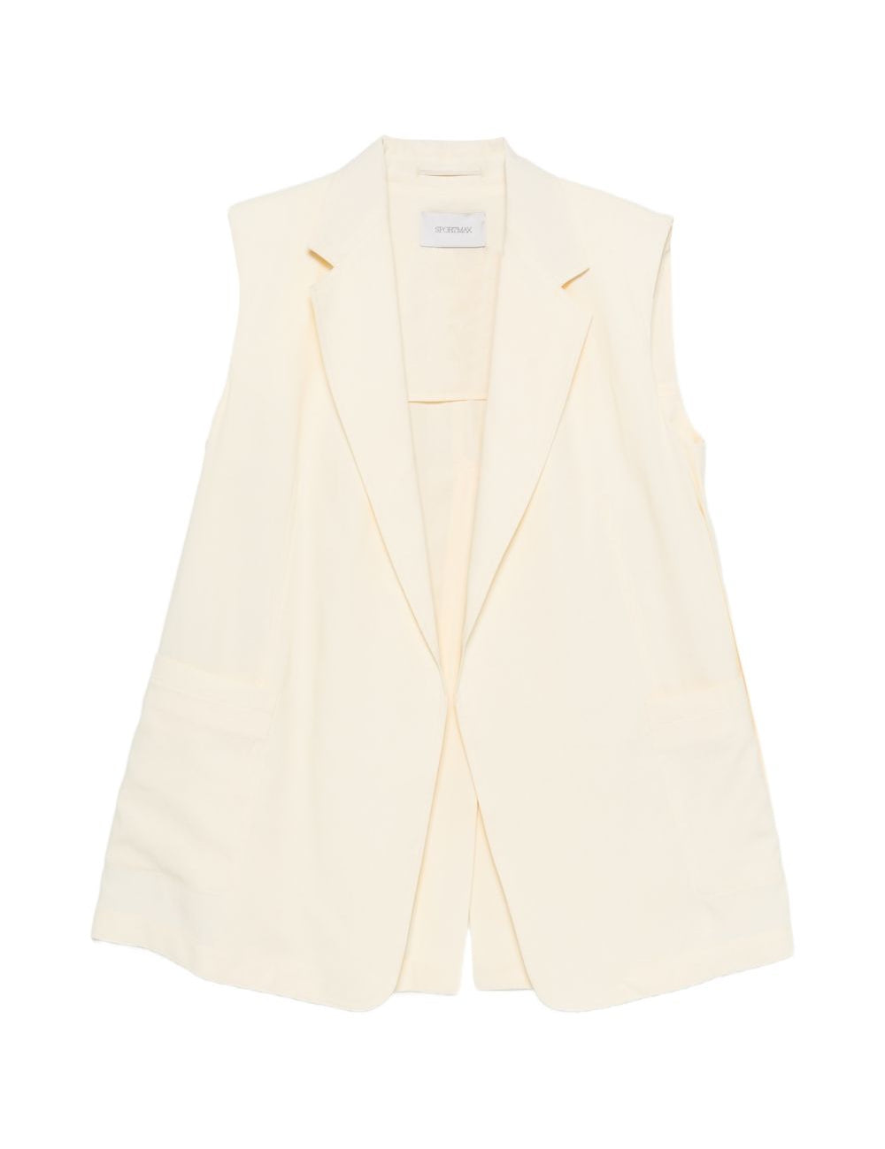 Gilet oversize in avorio Maxmara sportmax - donna 