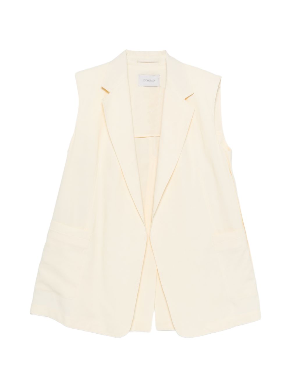 Gilet oversize in avorio Maxmara sportmax - donna 